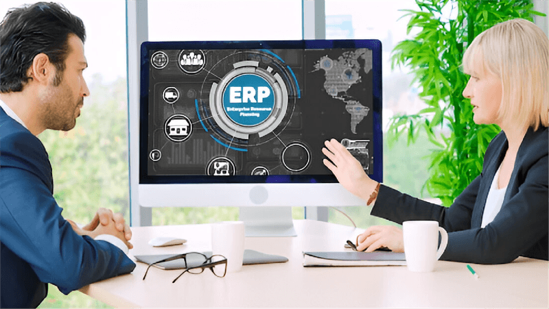 ERP system connecting departments to drive business growth