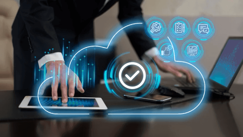 Cloud ERP dashboard illustrating scalability for growing businesses